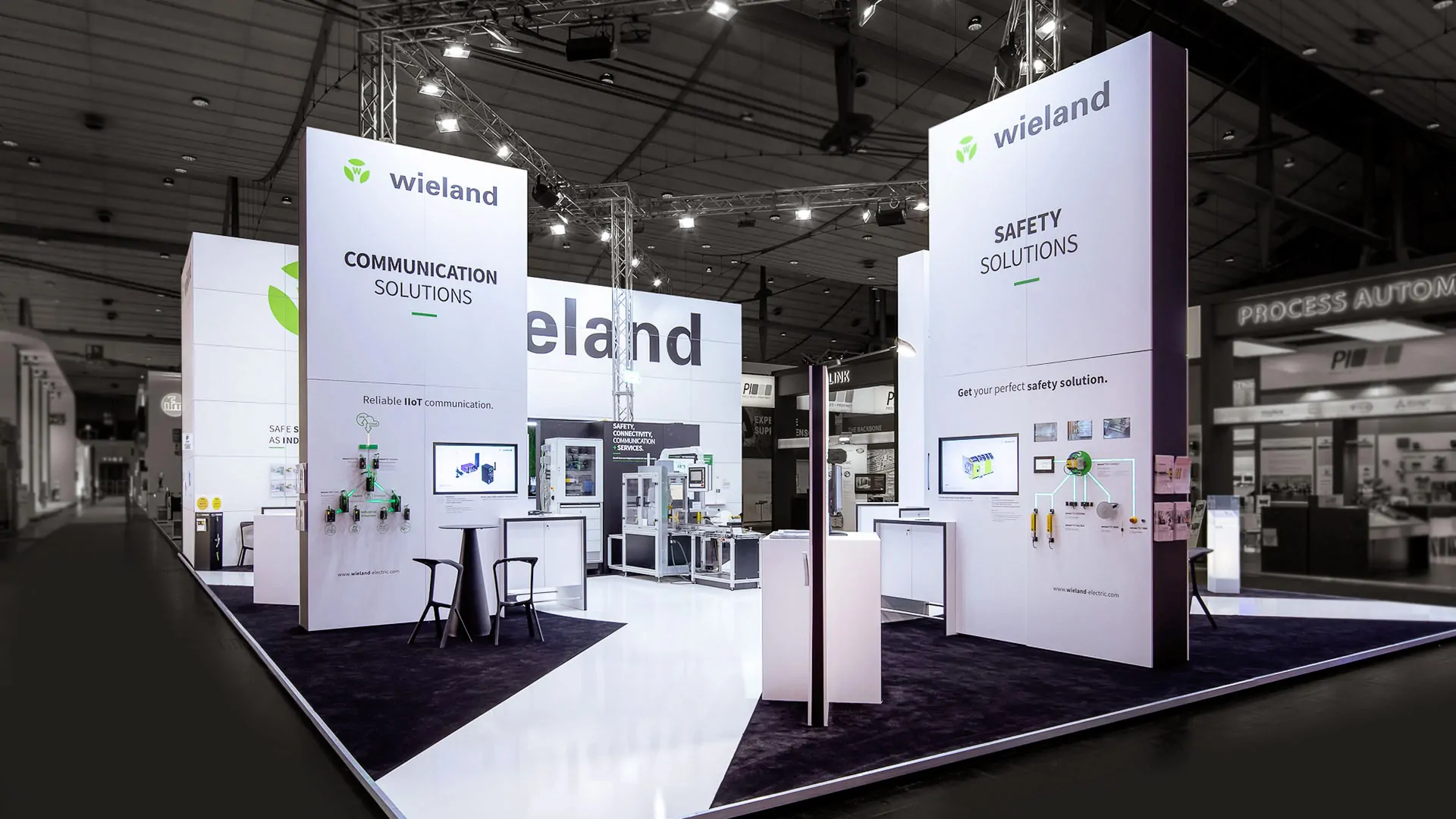 WIELAND ELECTRIC // Messestand Gestaltung und Umsetzung zur SPS